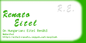 renato eitel business card
